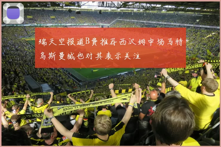 瑞天空报道B费推荐西汉姆中场马特乌斯曼城也对其表示关注